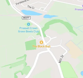 map for Black Bull Preesall