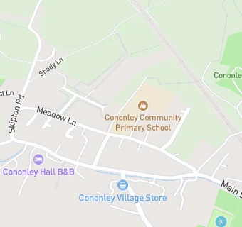 map for Cononley Community Primary School