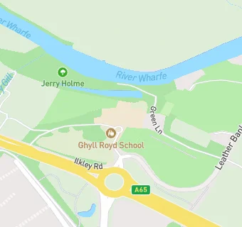 map for Ghyll Royd School and Pre-School