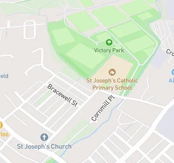 map for St Joseph's Catholic Primary School Out Of School Club