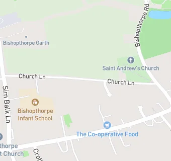 map for The Bishopthorpe Surgery