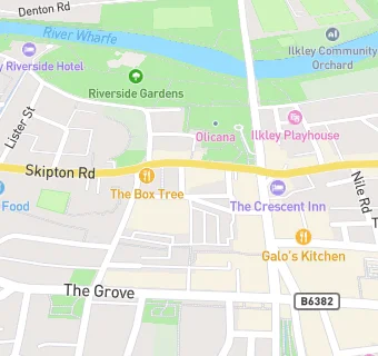 map for Ilkley Constitutional Club