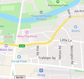 map for Ilkley Dental Care