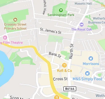 map for RVS Food Services (St James Church)