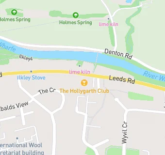 map for Hollygarth Social Club