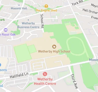 map for Wetherby High School