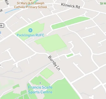 map for Mydentist, Burnby Lane, Pocklington 