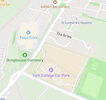 map for York Sixth Form College