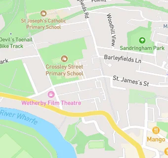 map for Crossley Street Surgery