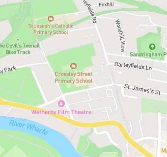 map for Crossley Street Primary School