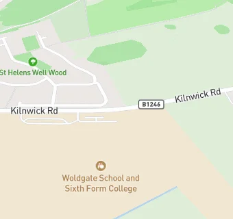 map for Woldgate College