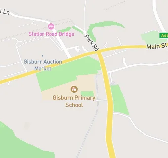 map for Gisburn Primary School