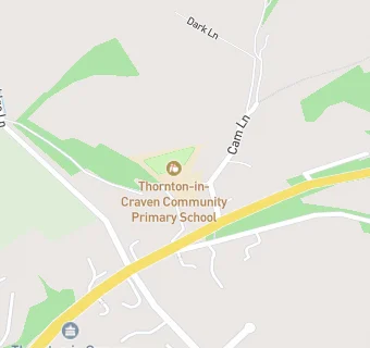 map for Thornton in Craven Community Primary School