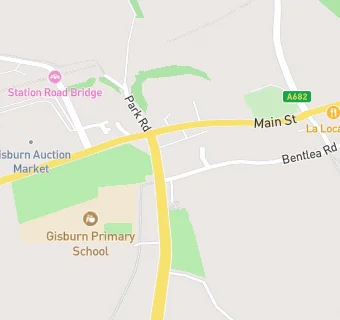 map for Gisburn Festival Hall Management Committee