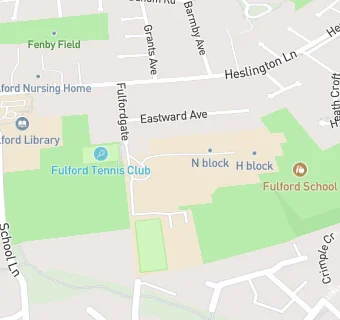 map for Fulford School