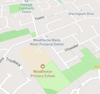 map for South Bank MAT T/A Woodthorpe Primary School