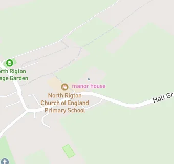 map for North Rigton Church Of England Primary School