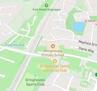 map for Dringhouses Primary School