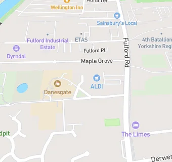 map for Danesgate Skills Centre