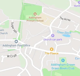 map for Addingham Preschool Playgroup