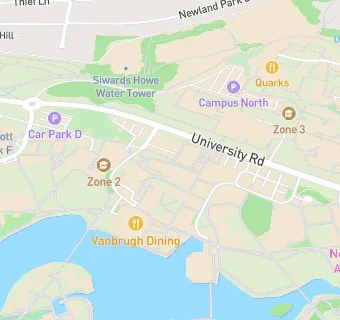 map for University of York