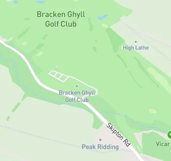 map for Bracken Ghyll Golf Club