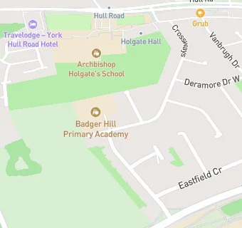 map for Badger Hill Infant School