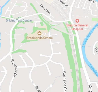 map for Brooklands Community Special  School