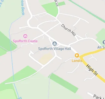 map for Spofforth School