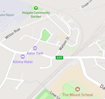 map for New Holgate Hotel