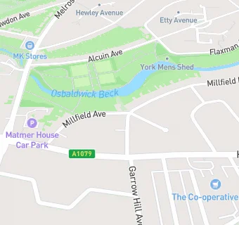 map for Park View Surgery