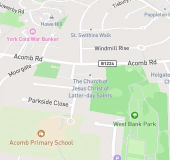 map for Acomb Primary School