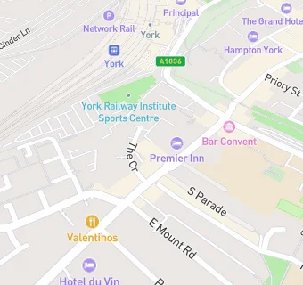 map for Premier Inn (Blossom St South)