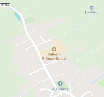 map for Rufforth Primary School