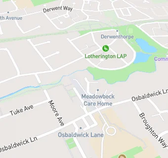 map for The Meadowbeck Care Home