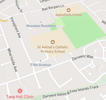 map for St Aelred's Roman Catholic Voluntary Aided Primary School