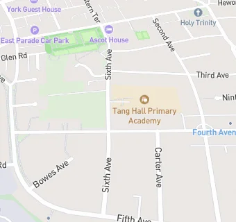 map for Hutchinson Catering at Tang Hall Primary School