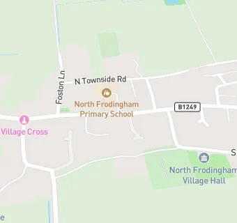 map for North Frodingham Primary School