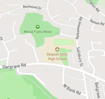 map for Skipton Girls' High School