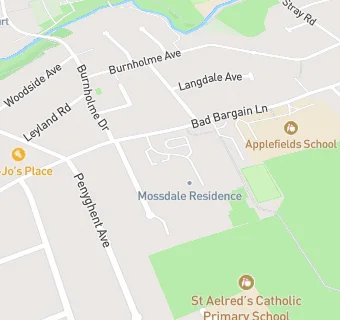 map for Mossdale Residence