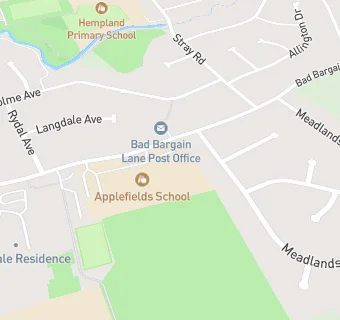 map for Applefields School