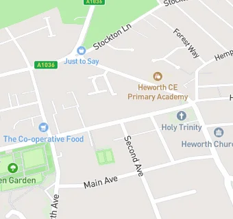 map for East Parade Medical Practice