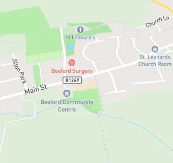 map for Beeford Church of England Voluntary Controlled Primary School