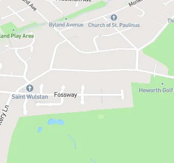 map for St Wulstans Church