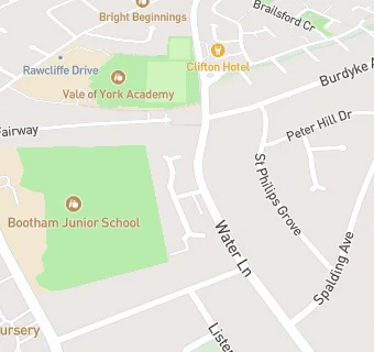 map for Rawcliffe Surgery