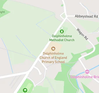 map for Dolphinholme Church of England Primary School