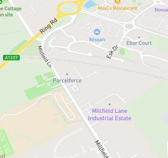 map for North Yorkshire County Caterers at Manor C of E School