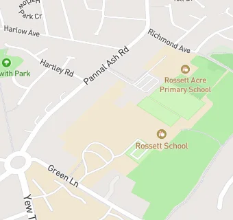 map for Rossett School