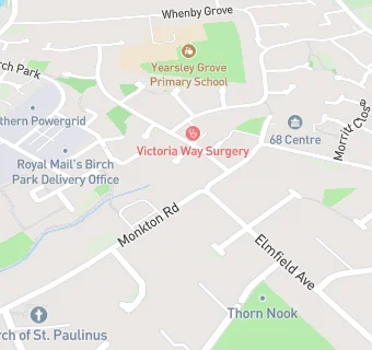 map for Monkton Road-The Pharmacy Group