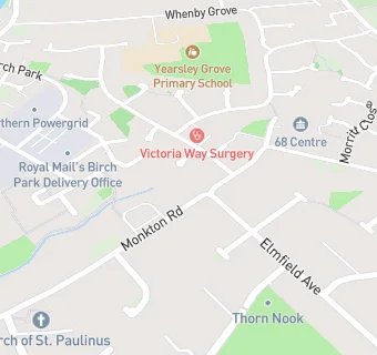 map for Monkton Road Pharmacy